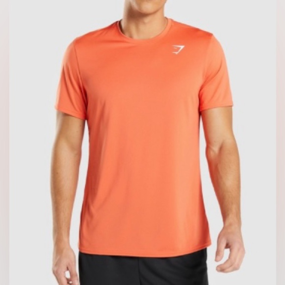 Gymshark Men’s Sz M Slim Fit Papaya Orange Arrival T-Shirt‎